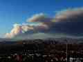 Powerhouse Fire 5-30-2013 Smoke Plume from Santa Clarita